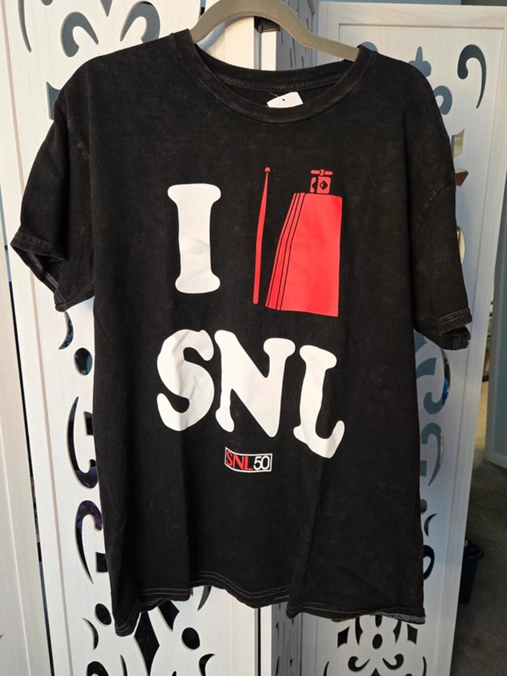 Saturday Night Live SNL 50 I Love NY Graphic Tee Black Mens Large NWT
